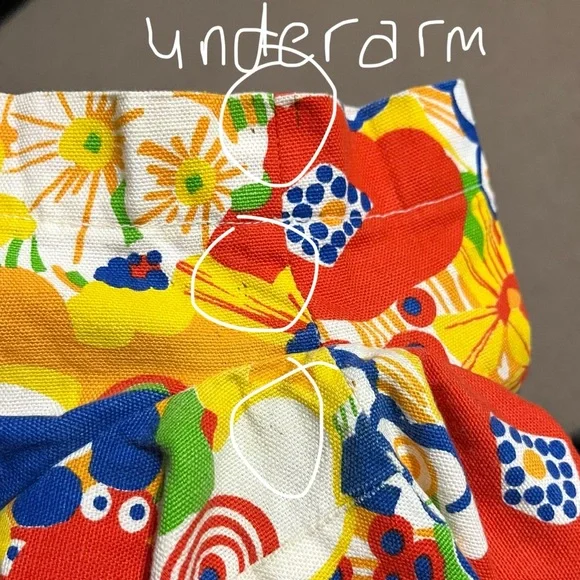 70s Handmade Floral Blazer Jacket / Top Groovy Pop Art Psychedelic Colorful - Picture 14 of 16